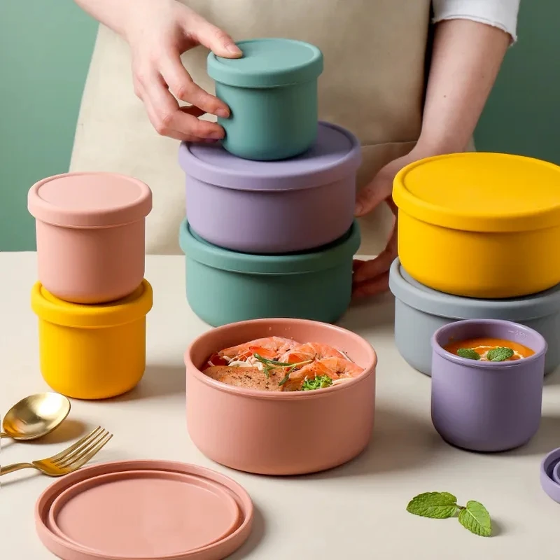 Silicone Food Storage Container with Lids Reusable Airtight Lunch Bento Boxes for Adults Kids Freezer Camping Snack Container
Silicone Food Storage Container with Lids Reusable Airtight Lunch Bento Boxes for Adults Kids Freezer Camping Snack Container