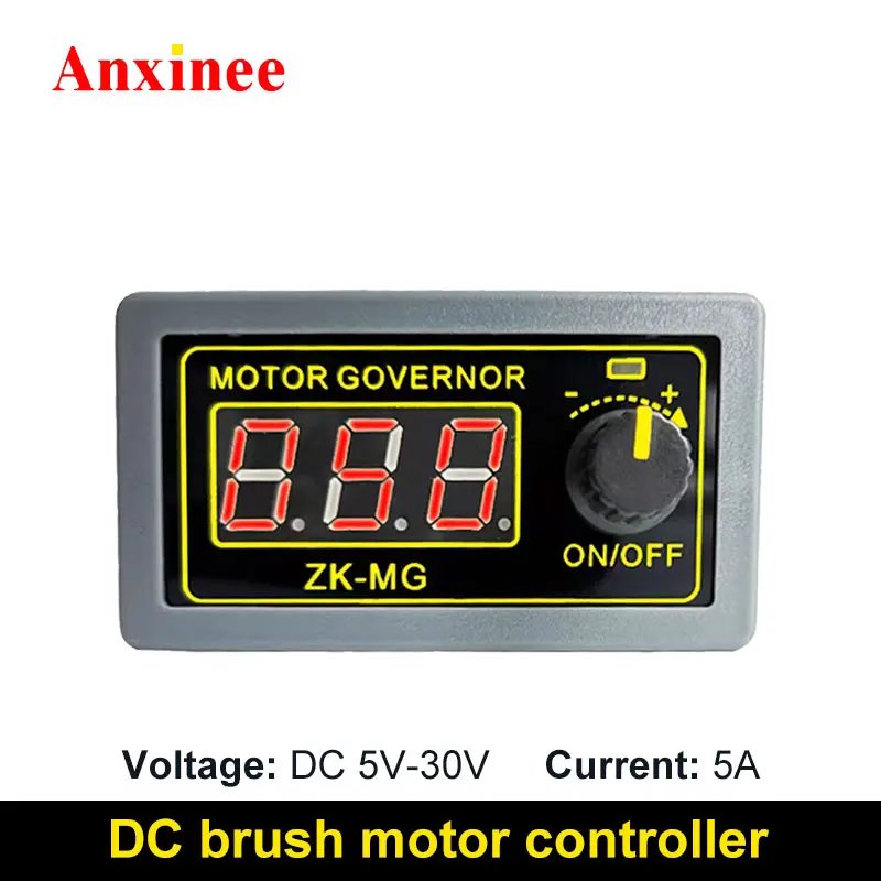 Mini Brush Motor Driver 5v 12v 24v 5A PWM DC Motor Speed Controller Start Stop Speed Regulation Soft Start For Brushed Motor
Mini Brush Motor Driver 5v 12v 24v 5A PWM DC Motor Speed Controller Start Stop Speed Regulation Soft Start For Brushed Motor