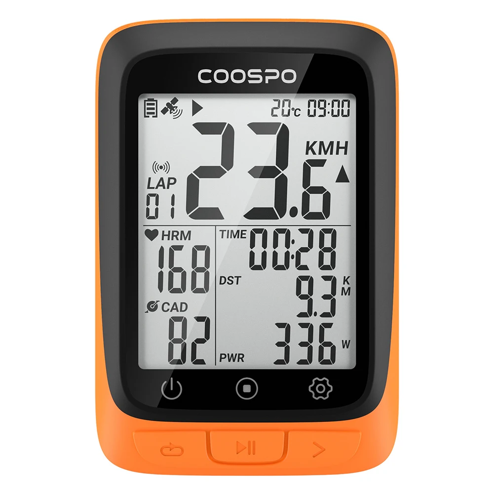 GPS-компьютер COOSPO BC107, монитор сердечного ритма, синхронизация активности с Strava, легкая настройка с приложением CoospoRide
GPS-компьютер COOSPO BC107, монитор сердечного ритма, синхронизация активности с Strava, легкая настройка с приложением CoospoRide