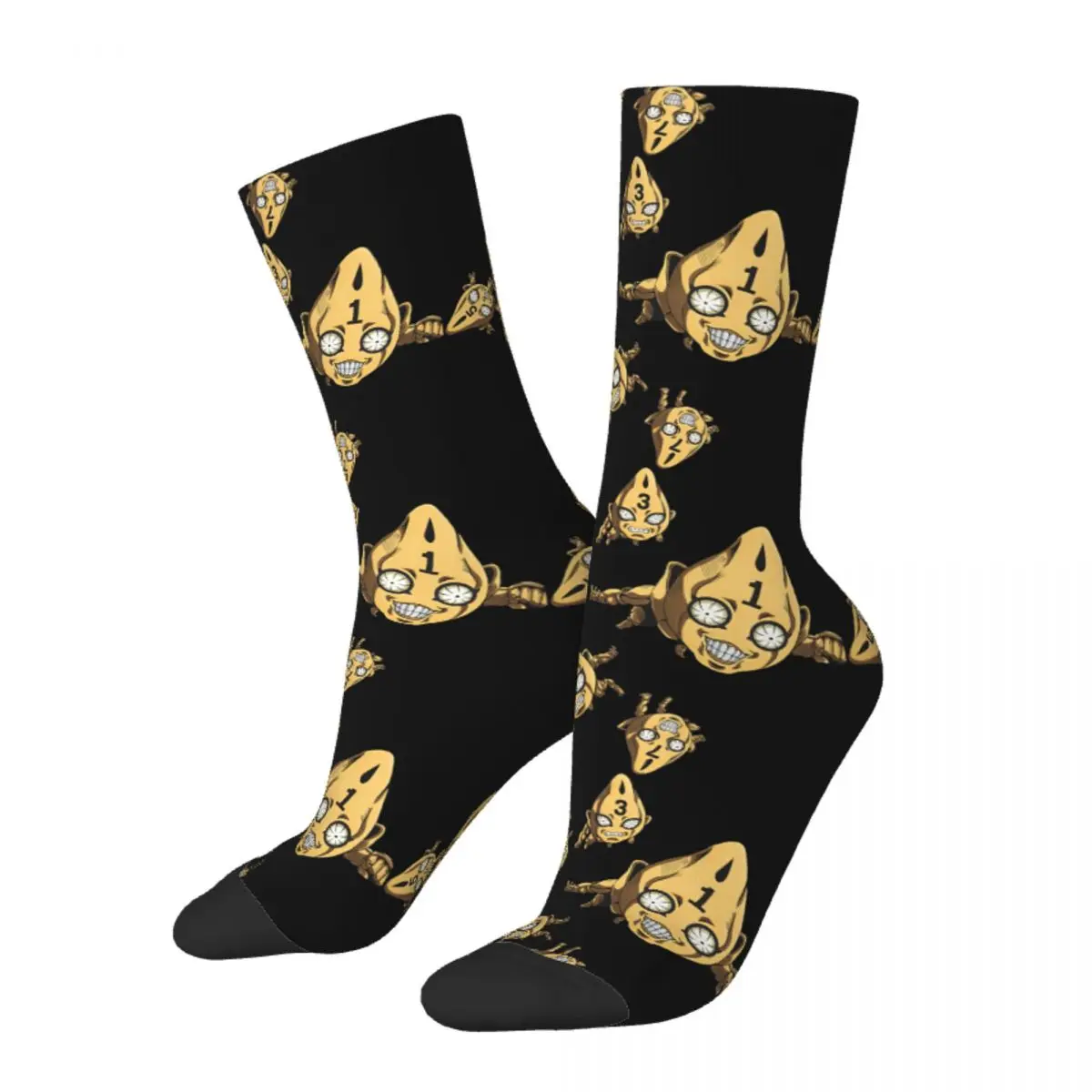 

Funny Happy Men's Socks Sex Pistols Retro Harajuku JoJo's Bizarre Adventure JOJO Anime Hip Hop Novelty Seamless Crew Crazy Sock