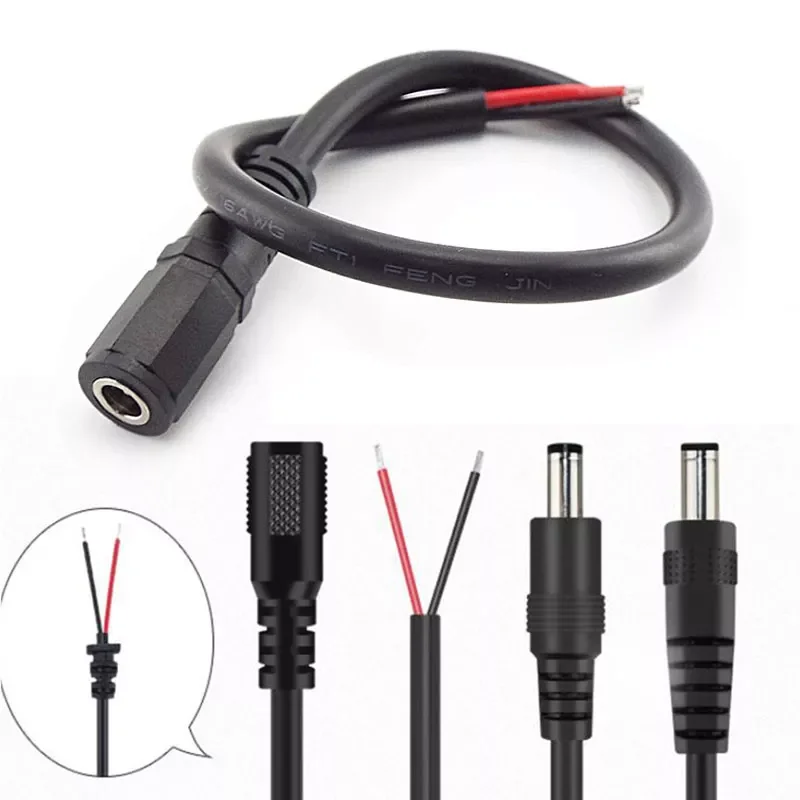30cm 16awg DC Male Female Power Supply Connector Cable 2.1x5.5mm Copper Wire 10A Current For LED Strip CCTV Camera
30cm 16awg DC Male Female Power Supply Connector Cable 2.1x5.5mm Copper Wire 10A Current For LED Strip CCTV Camera