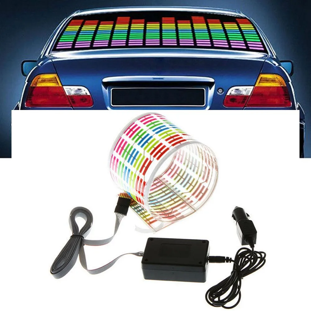 45X11cm Car Music Rhythm Led Decoration Light/car Voice Control Lamp/ Music Lamp/Sound Music Activated Equalizer Stickers
45X11cm Car Music Rhythm Led Decoration Light/car Voice Control Lamp/ Music Lamp/Sound Music Activated Equalizer Stickers