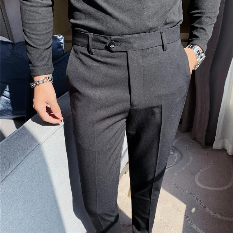 Men Suit Pants 2022 Spring Autumn New Brand Fashion Casual Slim Pants Business High Qualitymale Clothing Straight Leg Trousers
Men Suit Pants 2022 Spring Autumn New Brand Fashion Casual Slim Pants Business High Qualitymale Clothing Straight Leg Trousers
