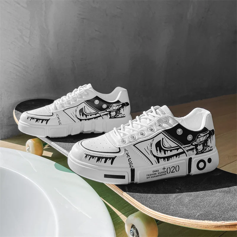 Men's Sports Shoes Korean Version Fashion All-match Low-top Flat Running Shoes Lace-up Comfortable Wear-resistant Walking Shoes
Men's Sports Shoes Korean Version Fashion All-match Low-top Flat Running Shoes Lace-up Comfortable Wear-resistant Walking Shoes