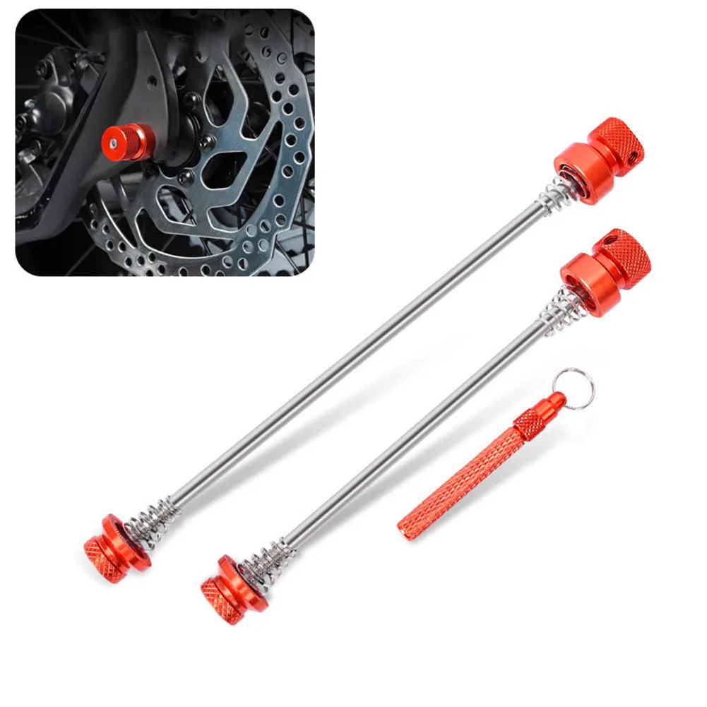 1set Front Axle Rear Axle Aluminum Alloy Bicycle Bike Wheels Locking Ultralight Anti-Theft Quick Release Post Lever
1set Front Axle Rear Axle Aluminum Alloy Bicycle Bike Wheels Locking Ultralight Anti-Theft Quick Release Post Lever