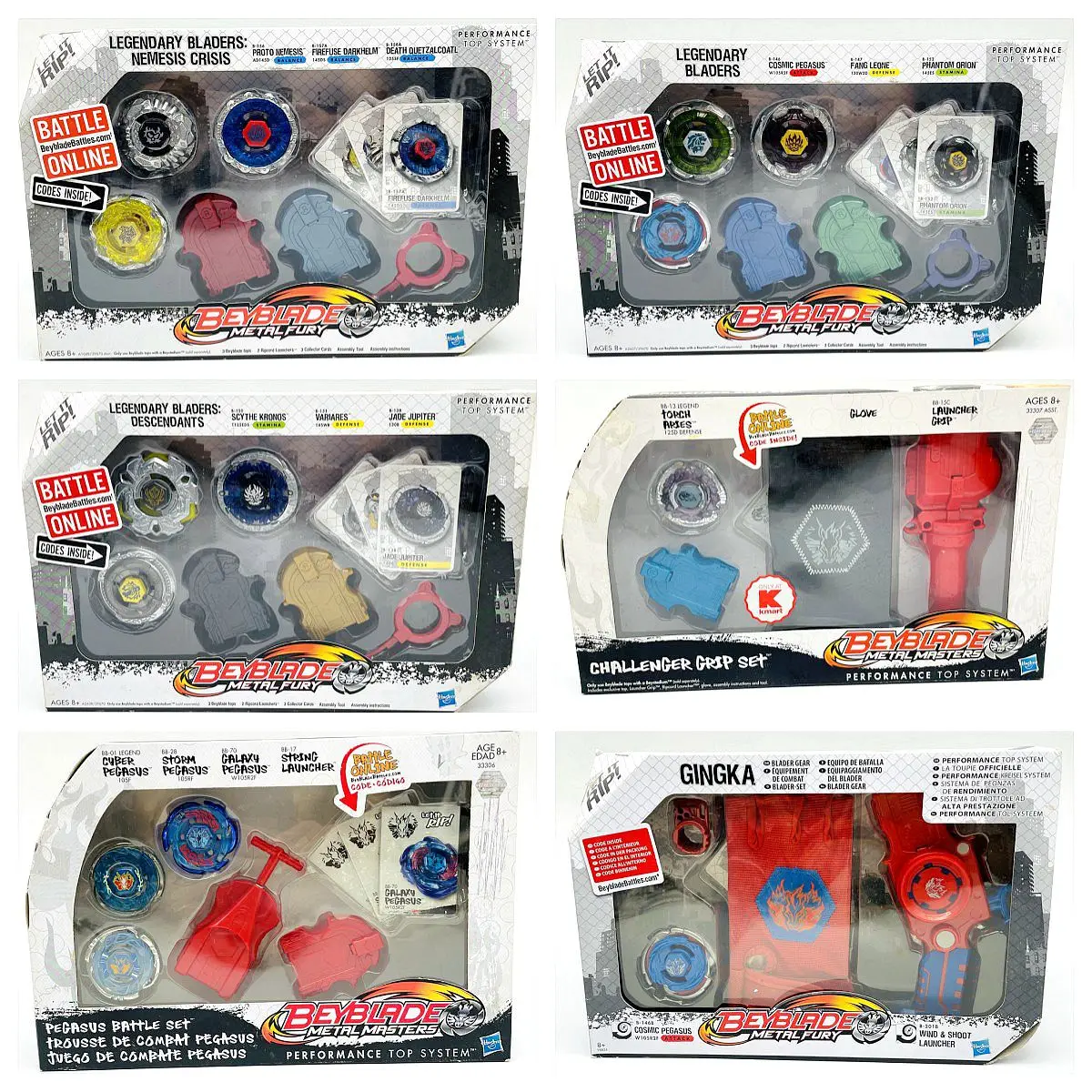 Beyblade Metal Fury LEGENDARY BLADERS NEWMESIS CRISIS B-156 B-150 B-138 B-151 BB-13 BB-15C BB-28 BB-70 BB-17 BB-01 LEGEND
Beyblade Metal Fury LEGENDARY BLADERS NEWMESIS CRISIS B-156 B-150 B-138 B-151 BB-13 BB-15C BB-28 BB-70 BB-17 BB-01 LEGEND