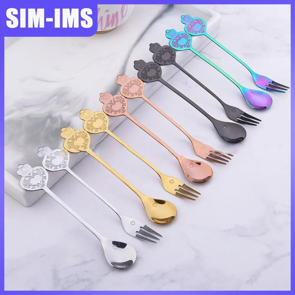 Vintage Crown Spoon Kitchen Supplies Stainless Steel Light Luxury Retro Spoon Coffee Honey Bird's Nest Dessert Stir Tool
Vintage Crown Spoon Kitchen Supplies Stainless Steel Light Luxury Retro Spoon Coffee Honey Bird's Nest Dessert Stir Tool