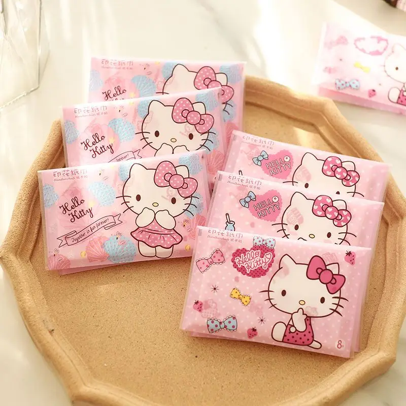 Sanrio Hello Kitty Kawaii Anime Colorful Printed Handkerchief Paper Cute Cartoon Portable Napkins Toilet Tissue Toys for Girls
Sanrio Hello Kitty Kawaii Anime Colorful Printed Handkerchief Paper Cute Cartoon Portable Napkins Toilet Tissue Toys for Girls