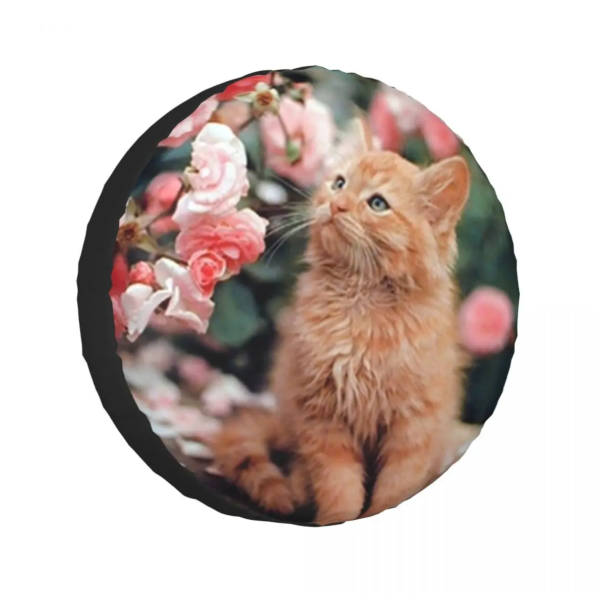 Cute Cat La Perm Roses Spare Tire Cover Universal Waterproof Protection Wheel Cover Fit for Jeep Trailer RV SUV Camper Vehicle
Cute Cat La Perm Roses Spare Tire Cover Universal Waterproof Protection Wheel Cover Fit for Jeep Trailer RV SUV Camper Vehicle