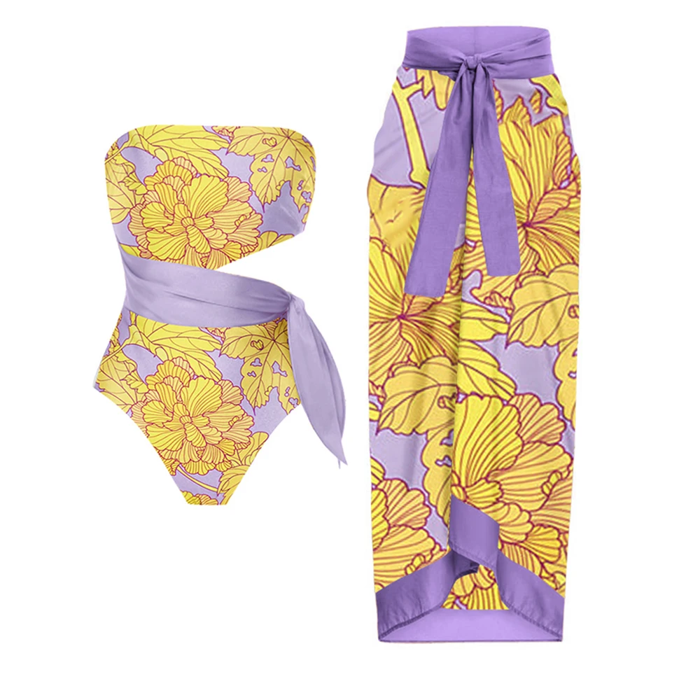 2023 Women One-piece Swimsuit Summer Beachwear Fashion Yellow Print Ruffles Elegant Sexy Swimwear High Waist Bathing Suit Luxury
2023 Women One-piece Swimsuit Summer Beachwear Fashion Yellow Print Ruffles Elegant Sexy Swimwear High Waist Bathing Suit Luxury