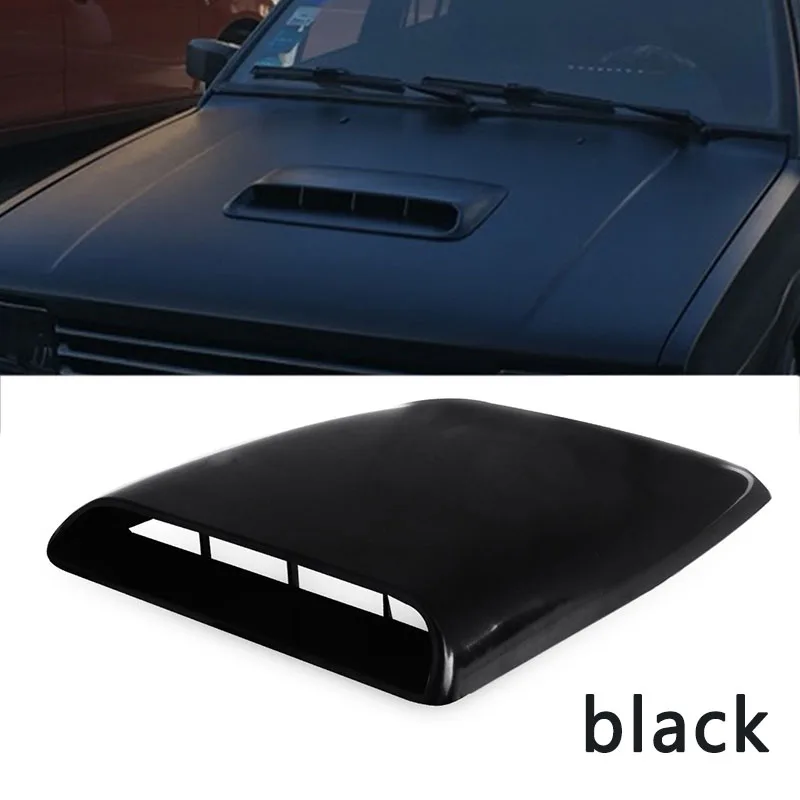 28*25*3.3cm Car Bonnet Hood Scoop Air Flow Intake Vent Cover Air Outlet Cover White/Black Decoration Car Styling Universal
28*25*3.3cm Car Bonnet Hood Scoop Air Flow Intake Vent Cover Air Outlet Cover White/Black Decoration Car Styling Universal