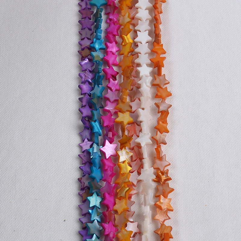 Hot Sale Cheap 10mm Different Colors Cute Star Shape Loose Shell Beads Strand For DIY
Hot Sale Cheap 10mm Different Colors Cute Star Shape Loose Shell Beads Strand For DIY