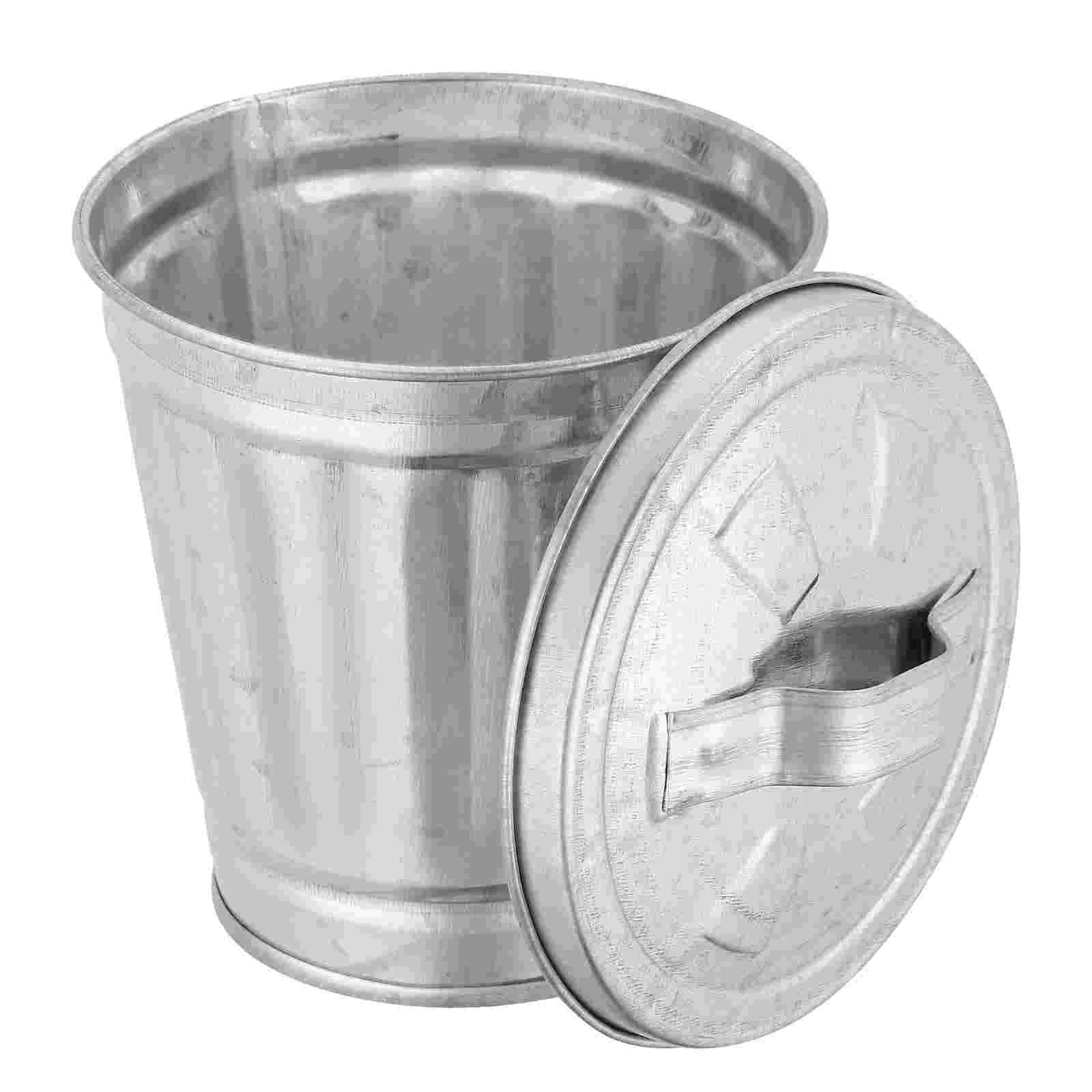Can Trash Mini Garbage Desktop Metal Wastelid Bin Container Flowertiny Pot Countertop Rubbish Cans Office Basket Paper Pen
Can Trash Mini Garbage Desktop Metal Wastelid Bin Container Flowertiny Pot Countertop Rubbish Cans Office Basket Paper Pen