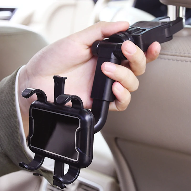 Rearview Mirror Car Phone Holder Mount Universal Seat Back Headrest Hanging Clip Mobile Phone Support Stand Adjustable Bracket
Rearview Mirror Car Phone Holder Mount Universal Seat Back Headrest Hanging Clip Mobile Phone Support Stand Adjustable Bracket