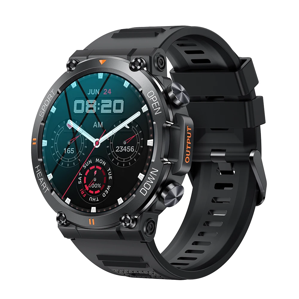 A5 1.39 inch Men's Bluetooth Call Smart Watch Sports Fitness Tracker Heart Monitor Smartwatch For Android IOS 400mAh
A5 1.39 inch Men's Bluetooth Call Smart Watch Sports Fitness Tracker Heart Monitor Smartwatch For Android IOS 400mAh