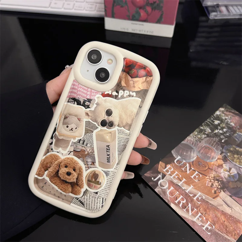 Vintage Newspaper Dog Phone Case Cover for IPhone 14 Plus 11 12 13 14 Pro Max Shockproof Cases for IPhone 14 Case
Vintage Newspaper Dog Phone Case Cover for IPhone 14 Plus 11 12 13 14 Pro Max Shockproof Cases for IPhone 14 Case