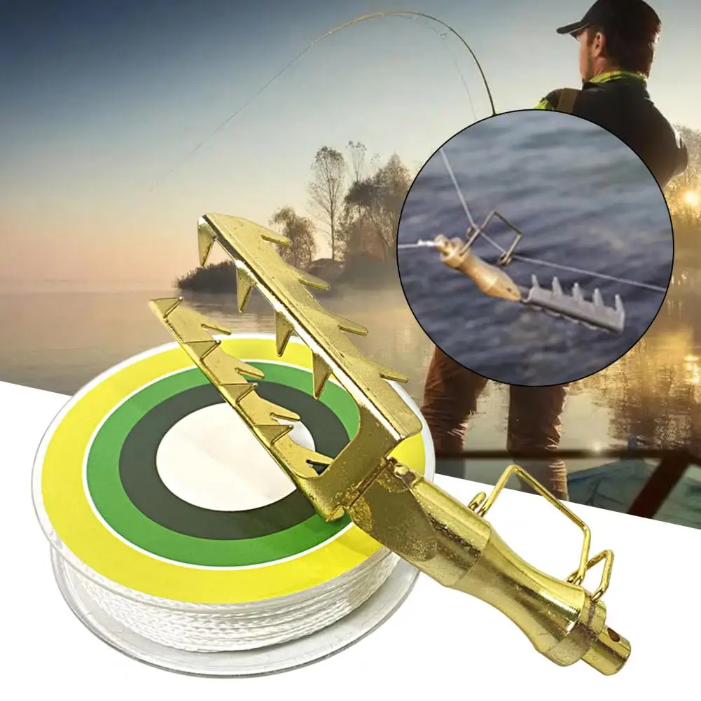 1 Set Versatile Fishing Tackle Retriever Easy to Carry Metal Lure Retriever Sawtooth Design Non-Deformed
1 Set Versatile Fishing Tackle Retriever Easy to Carry Metal Lure Retriever Sawtooth Design Non-Deformed