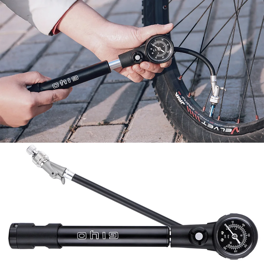 GS41E Foldable 300psi High-pressure Bike Air Shock Pump With Lever & Gauge For Fork & Rear Suspension Mountain Bicycle New
GS41E Foldable 300psi High-pressure Bike Air Shock Pump With Lever & Gauge For Fork & Rear Suspension Mountain Bicycle New