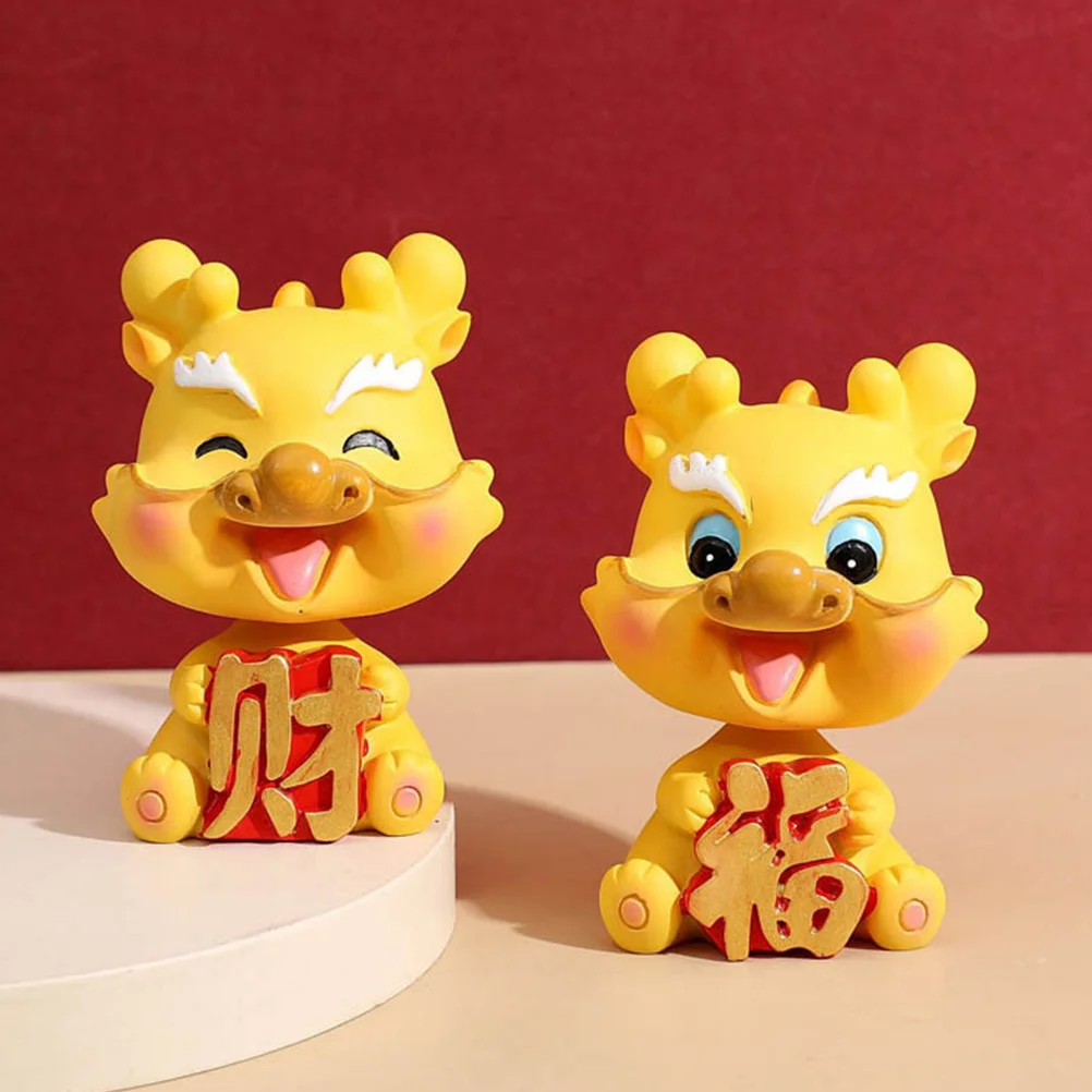 2 Pcs Mini Ornaments Small Dragon Toys Dining Table Zodiac Figurine Decoration Desktop Statues Resin Figurines Office
2 Pcs Mini Ornaments Small Dragon Toys Dining Table Zodiac Figurine Decoration Desktop Statues Resin Figurines Office