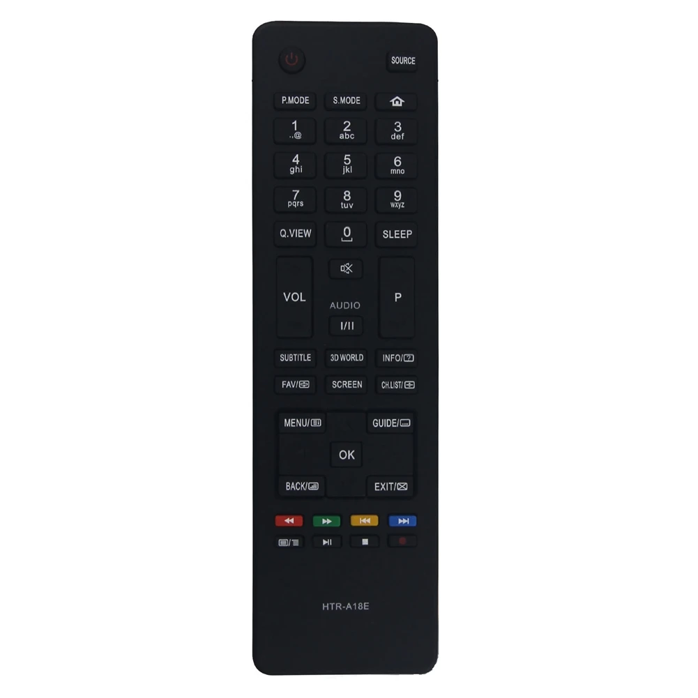 HTR-A18E замена пульта дистанционного управления для телевизора Haier LE42K5000A LE55K5000A LE39M600SF LE46M600SF LE50M600SF
HTR-A18E замена пульта дистанционного управления для телевизора Haier LE42K5000A LE55K5000A LE39M600SF LE46M600SF LE50M600SF