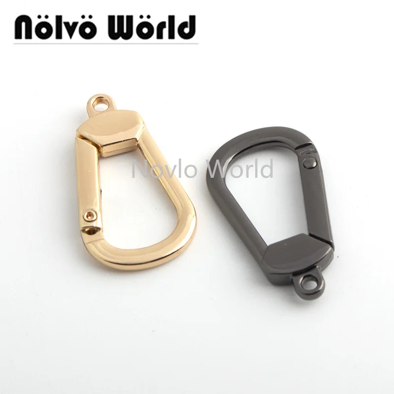 Nolvo World 10-50 pieces 2.5mm 4 colors metal snap hook hardware laser logo snap hook gold metal clasp 
Nolvo World 10-50 pieces 2.5mm 4 colors metal snap hook hardware laser logo snap hook gold metal clasp