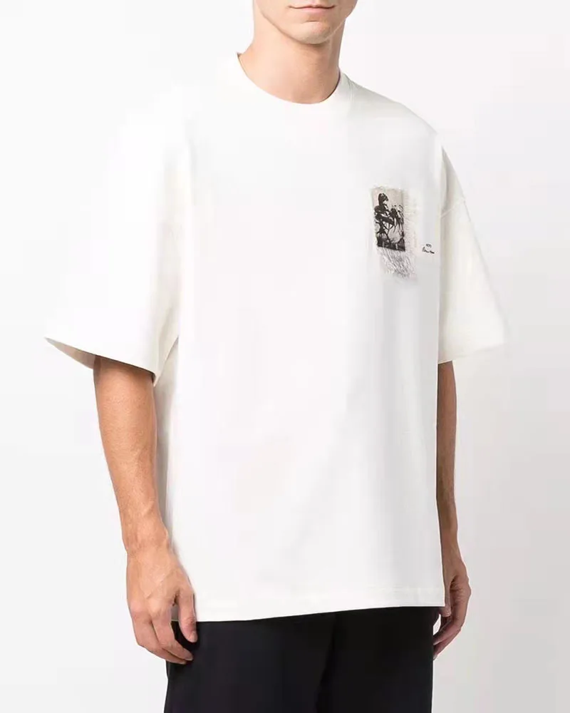 100% Cotton Designer Brand High Street Short Sleeve Hip Hop Oversize Loose Simple Tee Jil Summer New Unisex T-shirt
100% Cotton Designer Brand High Street Short Sleeve Hip Hop Oversize Loose Simple Tee Jil Summer New Unisex T-shirt