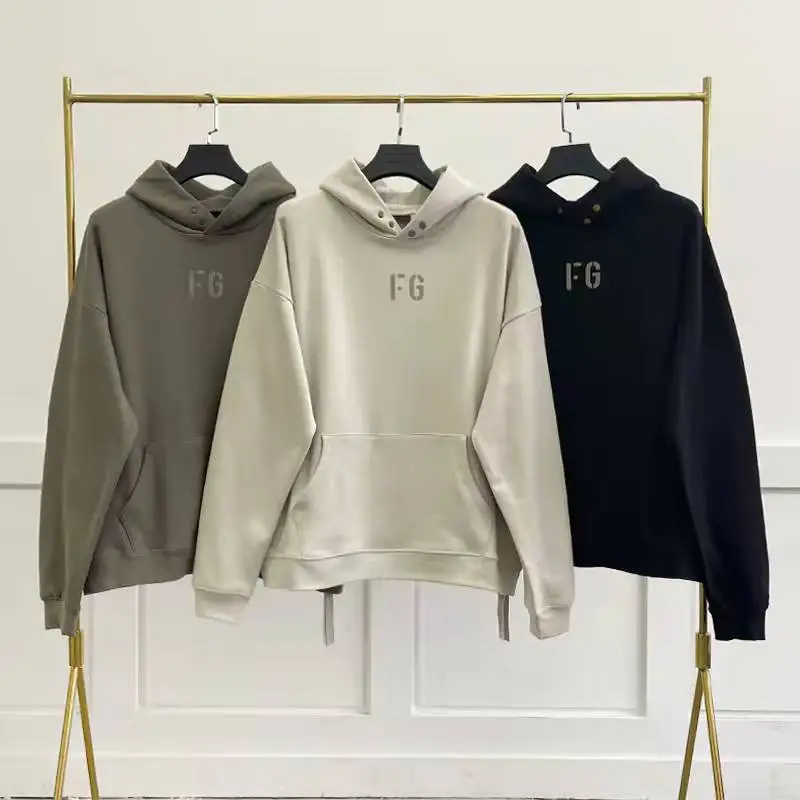 FG Oversized Hoodie Flocking Letter Hooded Sweatshirt Male Women's Sweatshirts 100% 1:1 Cotton Hip Hop Unisex Essentials Hoodies
FG Oversized Hoodie Flocking Letter Hooded Sweatshirt Male Women's Sweatshirts 100% 1:1 Cotton Hip Hop Unisex Essentials Hoodies
