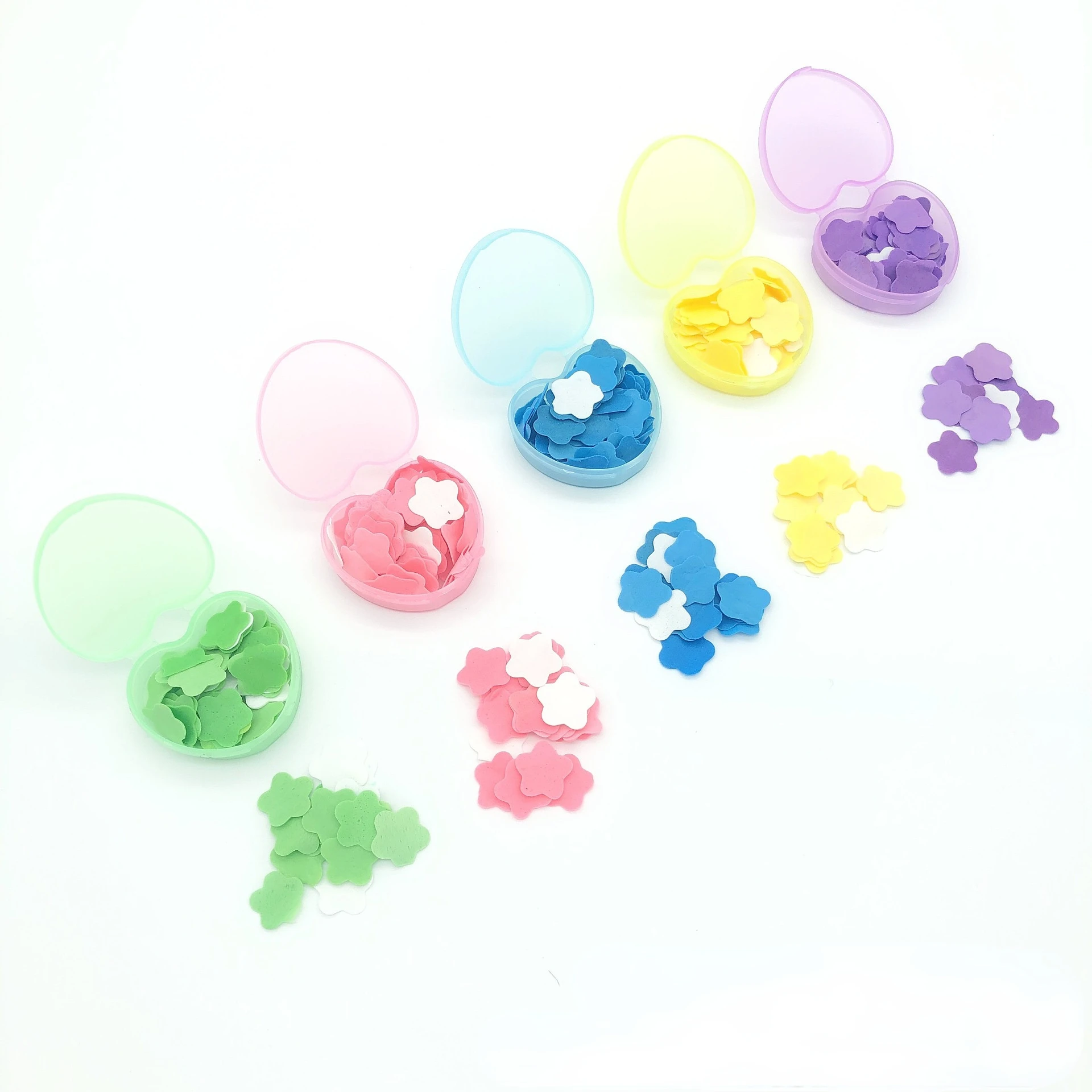NEW 50 Pieces Plum-shaped Soap Tablets Of Love Box Children's Hand Washing Tablets Travel Disposable Portable Soap Tablets
NEW 50 Pieces Plum-shaped Soap Tablets Of Love Box Children's Hand Washing Tablets Travel Disposable Portable Soap Tablets