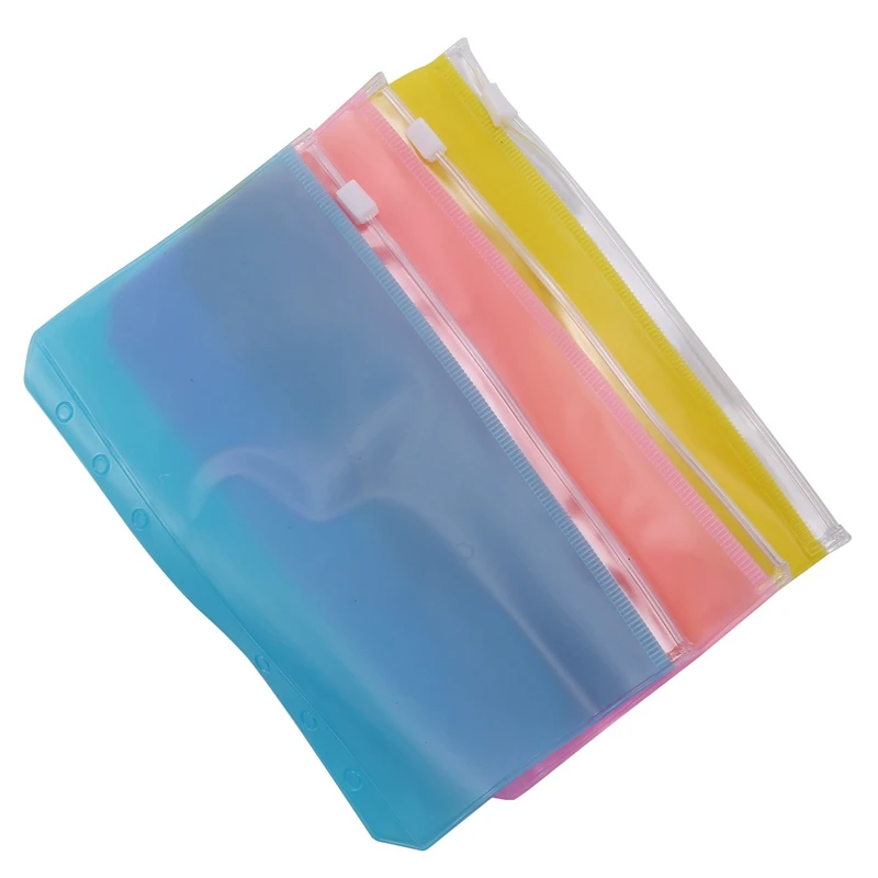 120Pcs Binder Pocket A6 Size 6 Holes Binder Zipper Folders For 6-Ring Notebook Waterproof Binder Loose Leaf Bags
120Pcs Binder Pocket A6 Size 6 Holes Binder Zipper Folders For 6-Ring Notebook Waterproof Binder Loose Leaf Bags