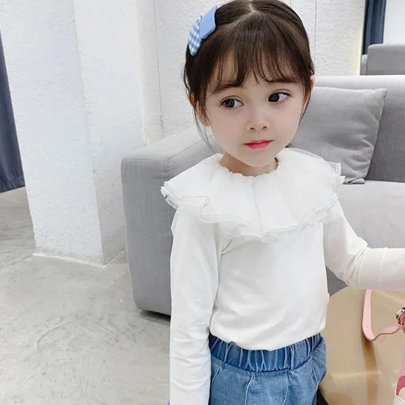 Baby Girls T-Shirt Kids Long Sleeved Cotton Tee Shirts Baby Solid Color Tops Children's Colthes Korean Style
Baby Girls T-Shirt Kids Long Sleeved Cotton Tee Shirts Baby Solid Color Tops Children's Colthes Korean Style