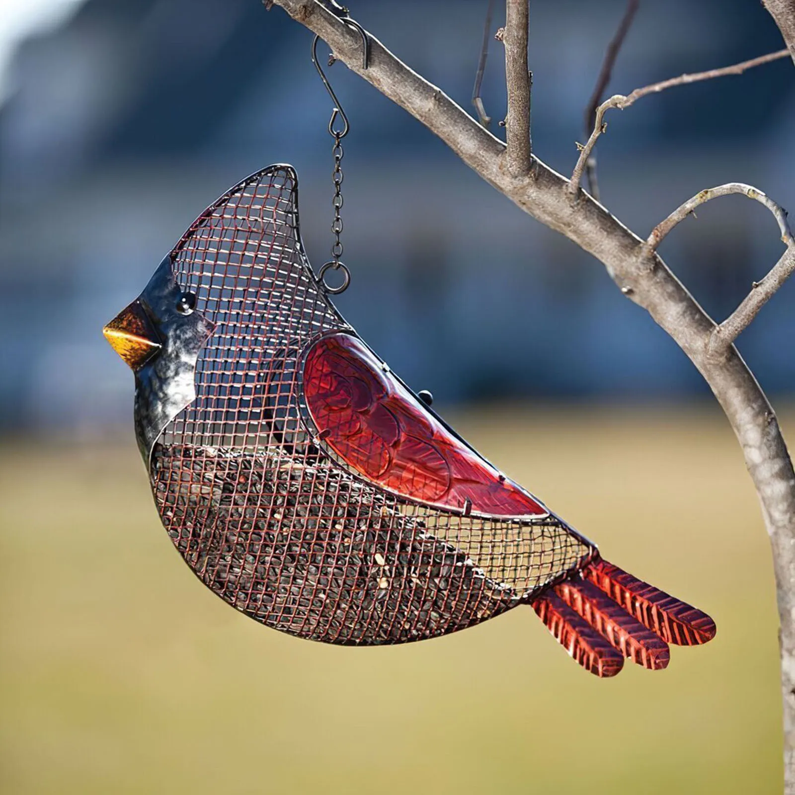 Hanging Wild Bird Feeder Outdoor Bird Feeding Tool Paddock Yard Garden Decoration Pet Supplies Metal Bird Tableware Bird Feeder
Hanging Wild Bird Feeder Outdoor Bird Feeding Tool Paddock Yard Garden Decoration Pet Supplies Metal Bird Tableware Bird Feeder