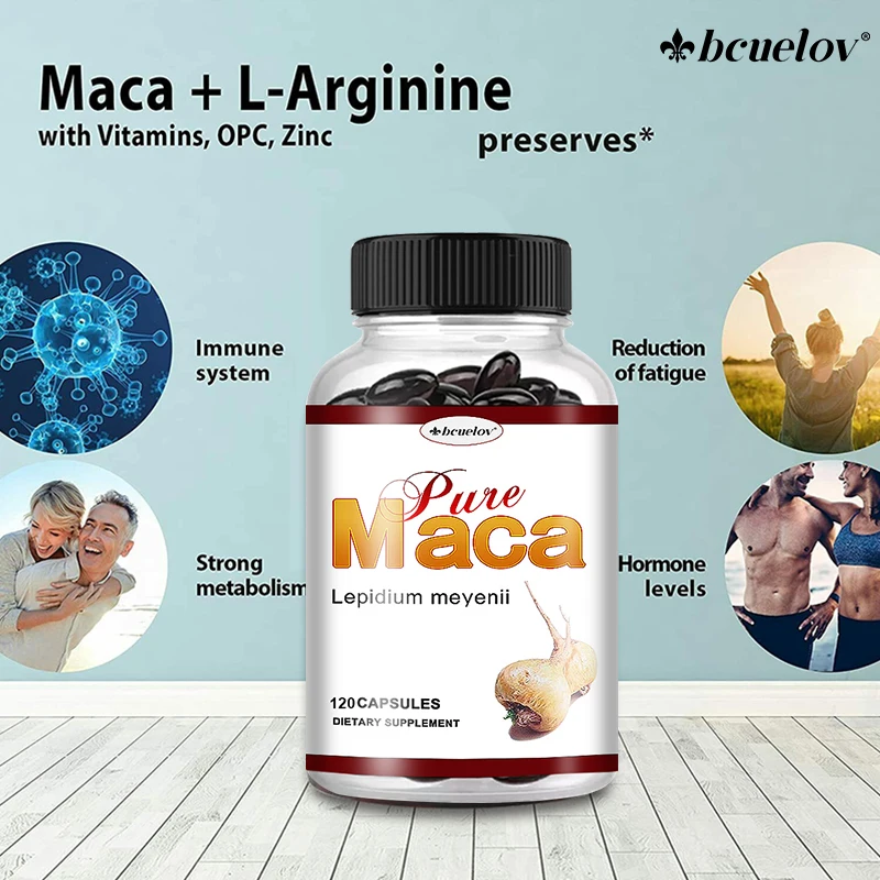 Maca Root Extract Maca Root Capsules - Aids in Energy and Strength, Performance,Vitality, Optimal Absorption and Maximum Results
Maca Root Extract Maca Root Capsules - Aids in Energy and Strength, Performance,Vitality, Optimal Absorption and Maximum Results