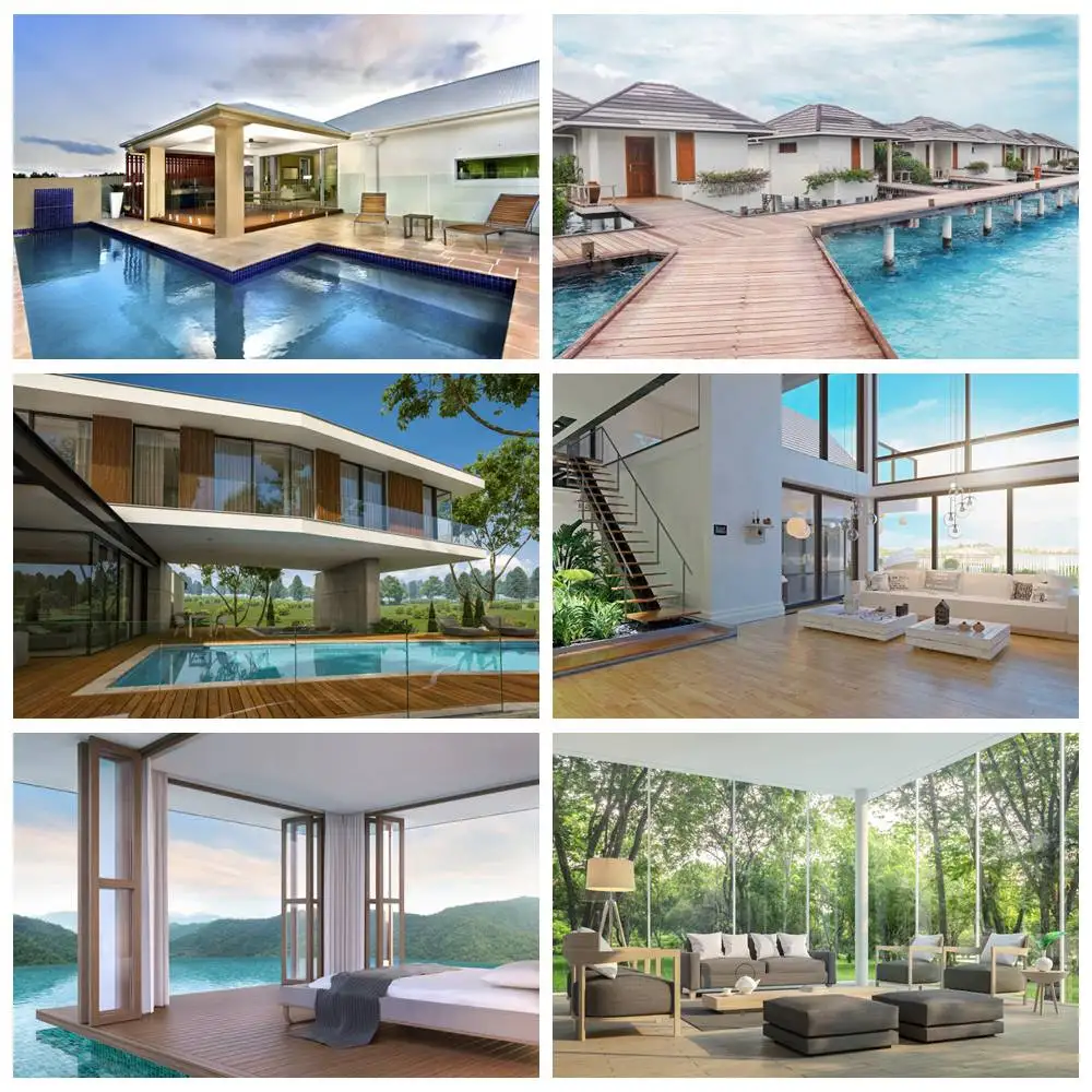 Villadom Home Decoration Photography Backdrops Summer Seaside Tropical Forest House Swimming Pool Shower Room Photo Backgrounds
Villadom Home Decoration Photography Backdrops Summer Seaside Tropical Forest House Swimming Pool Shower Room Photo Backgrounds