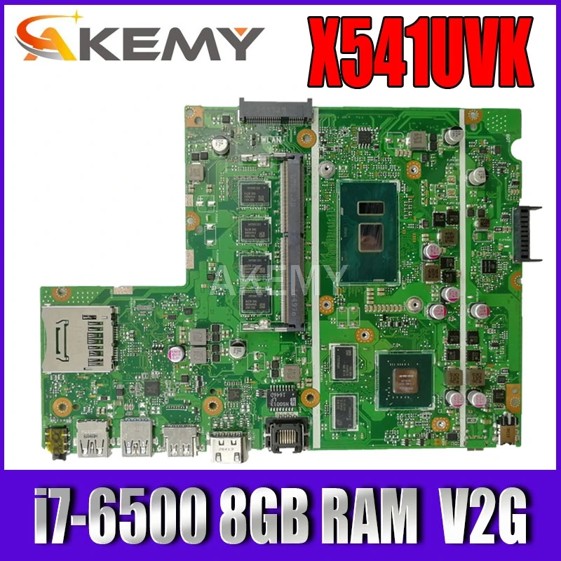 Материнская плата Akemy X541UVK, материнская плата i7-6500U CPU 8 Гб RAM V2G для Asus X541UVK X541UJ X541UV F541U R541U, материнская плата ноутбука
Материнская плата Akemy X541UVK, материнская плата i7-6500U CPU 8 Гб RAM V2G для Asus X541UVK X541UJ X541UV F541U R541U, материнская плата ноутбука
