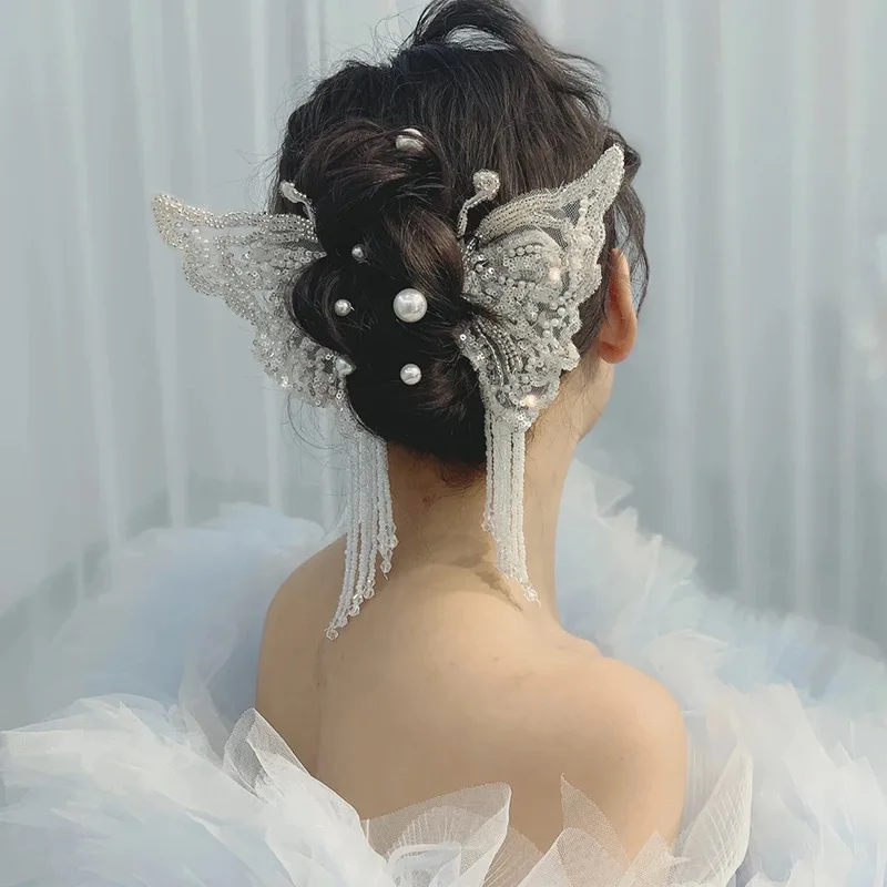Fashion Women Jewelry Bridesmaid Wedding Hair Accessories Barrette Bride Lace Butterfly Pearl Flower Hair Clip Floral Style
Fashion Women Jewelry Bridesmaid Wedding Hair Accessories Barrette Bride Lace Butterfly Pearl Flower Hair Clip Floral Style