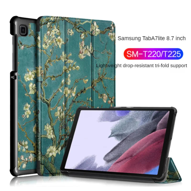 Чехол для Samsung Galaxy TabA7 Lite 8,7 дюйма, фотографический чехол/T225, чехол-подставка тройного сложения для планшета Samsung Galaxy TabA7 Lite 8,7 2021 
Чехол для Samsung Galaxy TabA7 Lite 8,7 дюйма, фотографический чехол/T225, чехол-подставка тройного сложения для планшета Samsung Galaxy TabA7 Lite 8,7 2021
