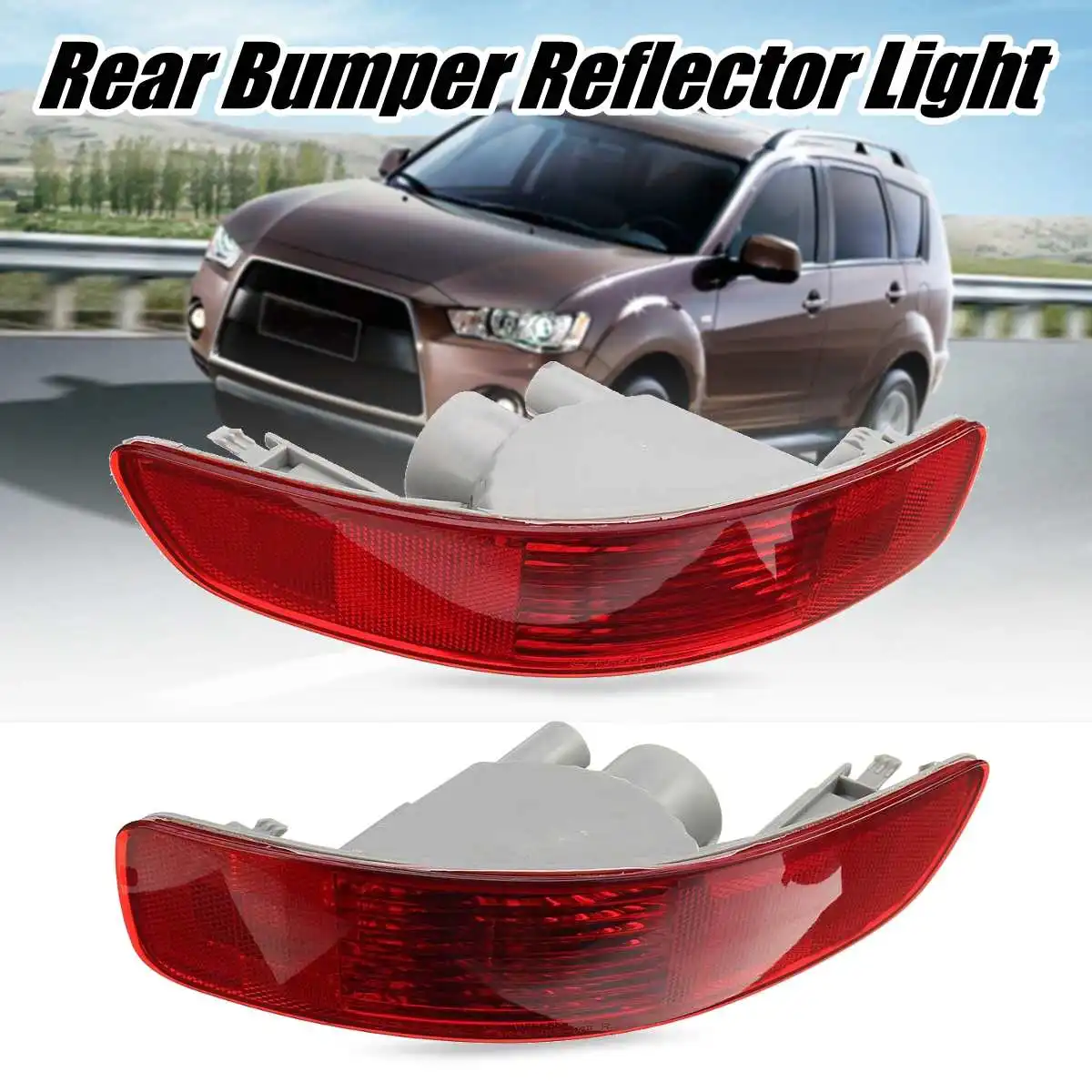 Red Halogen Rear Bumper Light Brake Fog Reflector Lamp for Mitsubishi Outlander EX 2007-2012
Red Halogen Rear Bumper Light Brake Fog Reflector Lamp for Mitsubishi Outlander EX 2007-2012