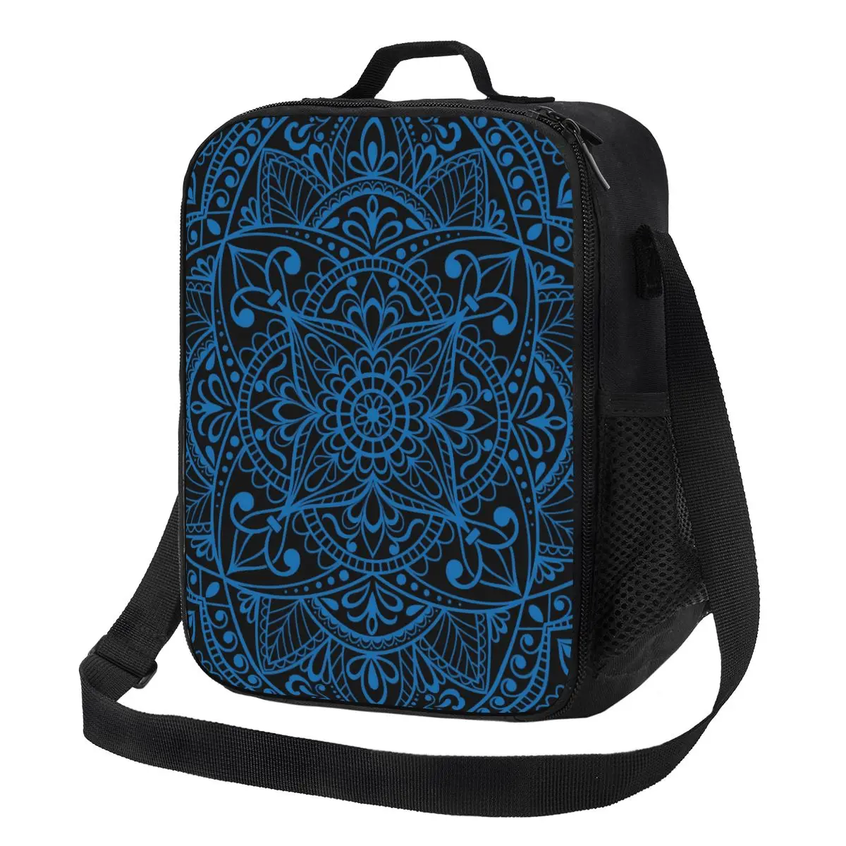 Blue Mandala Lunch Bag For Men Abstract Floral Print Lunch Box Retro Beach Cooler Bag Portable Zipper Waterproof Tote Food Bags
Blue Mandala Lunch Bag For Men Abstract Floral Print Lunch Box Retro Beach Cooler Bag Portable Zipper Waterproof Tote Food Bags