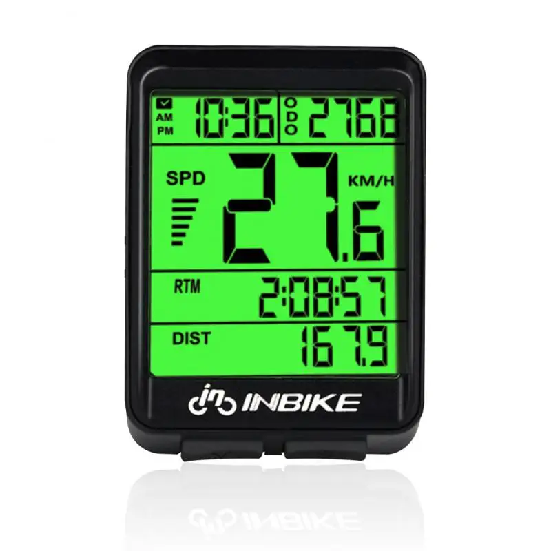 

INBIKE Waterproof Bicycle Computer Wireless Wired MTB Cycling Odometer Stopwatch Speedometer LED Digital Rate Bike Accessories