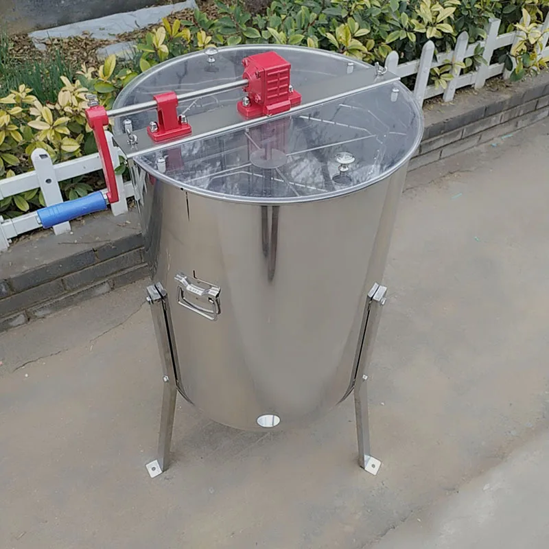 Manual four frame honey shaker, outlet four frame honey separator with bracket honey flow mouth four frames 
Manual four frame honey shaker, outlet four frame honey separator with bracket honey flow mouth four frames