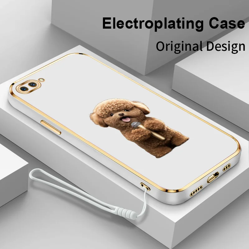 Singing Puppy Square Electroplating Phone Case for OPPO A5 AX5 A12E A3S A7 A8 A9 A11 A12 A15 A16 A16K A31 Realme C1 Back Cover
Singing Puppy Square Electroplating Phone Case for OPPO A5 AX5 A12E A3S A7 A8 A9 A11 A12 A15 A16 A16K A31 Realme C1 Back Cover