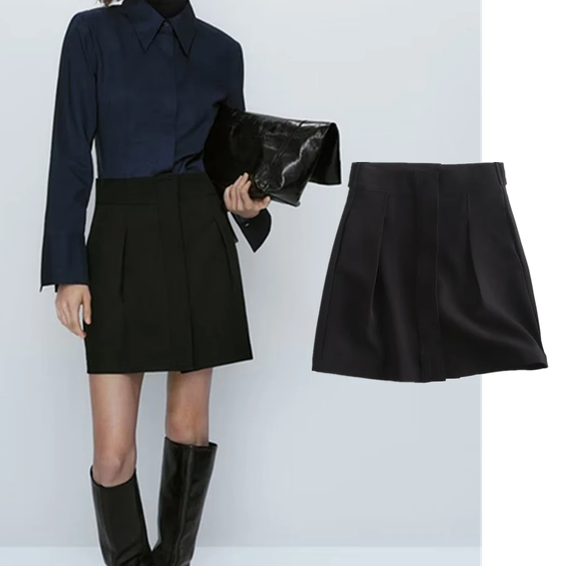 Модные сексуальные трапециевидные мини-юбки Elmsk для женщин, весна 2023, новая женская одежда, Офисная Женская плиссированная юбка
Модные сексуальные трапециевидные мини-юбки Elmsk для женщин, весна 2023, новая женская одежда, Офисная Женская плиссированная юбка