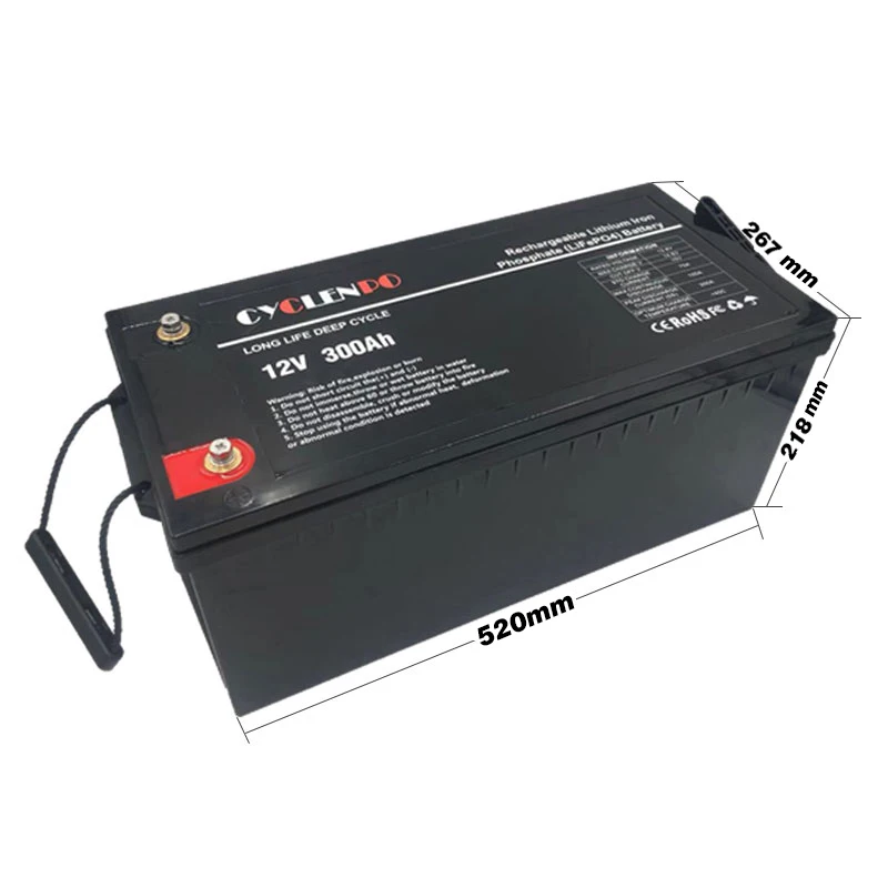 Deep cycle 12v lifepo4 lithium ion battery 12v 300ah with bms for solar systems
Deep cycle 12v lifepo4 lithium ion battery 12v 300ah with bms for solar systems