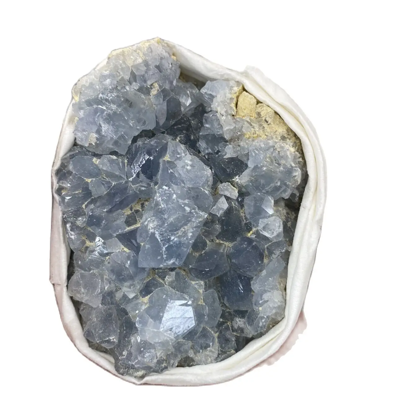 1 AA Grade Celestite Cluster: LARGE 400-300G (Blue Celestine Druzy Mineral ) 3" - 2"
1 AA Grade Celestite Cluster: LARGE 400-300G (Blue Celestine Druzy Mineral ) 3" - 2"