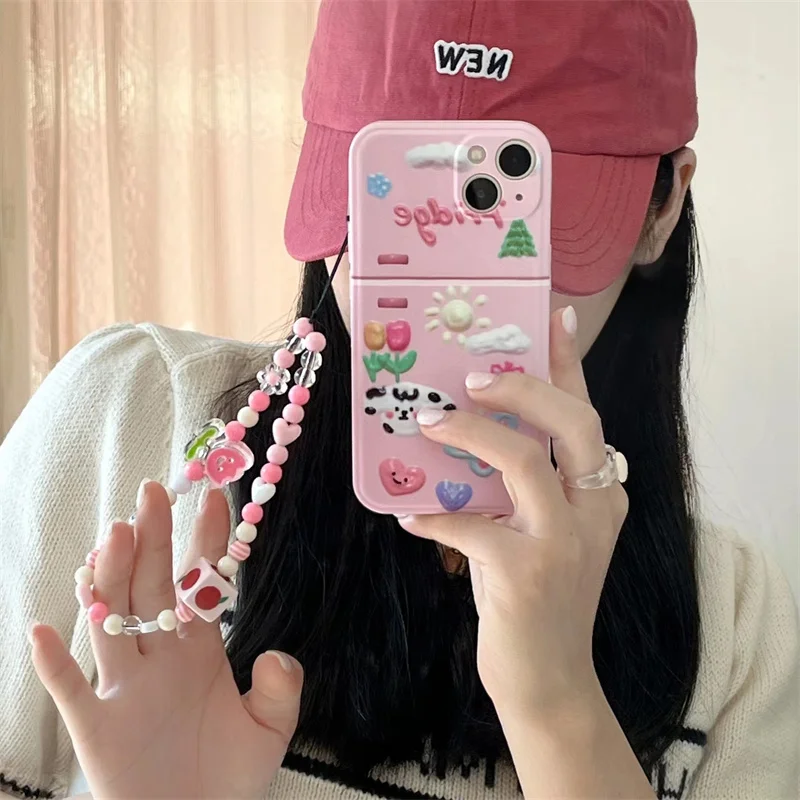 Luxury Cute Refrigerator Phone Case For Huawei Nova 7 8 9 P50 P40 P30 Mate 30 40Pro Lens Protective Back Cover With Bradde Chain
Luxury Cute Refrigerator Phone Case For Huawei Nova 7 8 9 P50 P40 P30 Mate 30 40Pro Lens Protective Back Cover With Bradde Chain