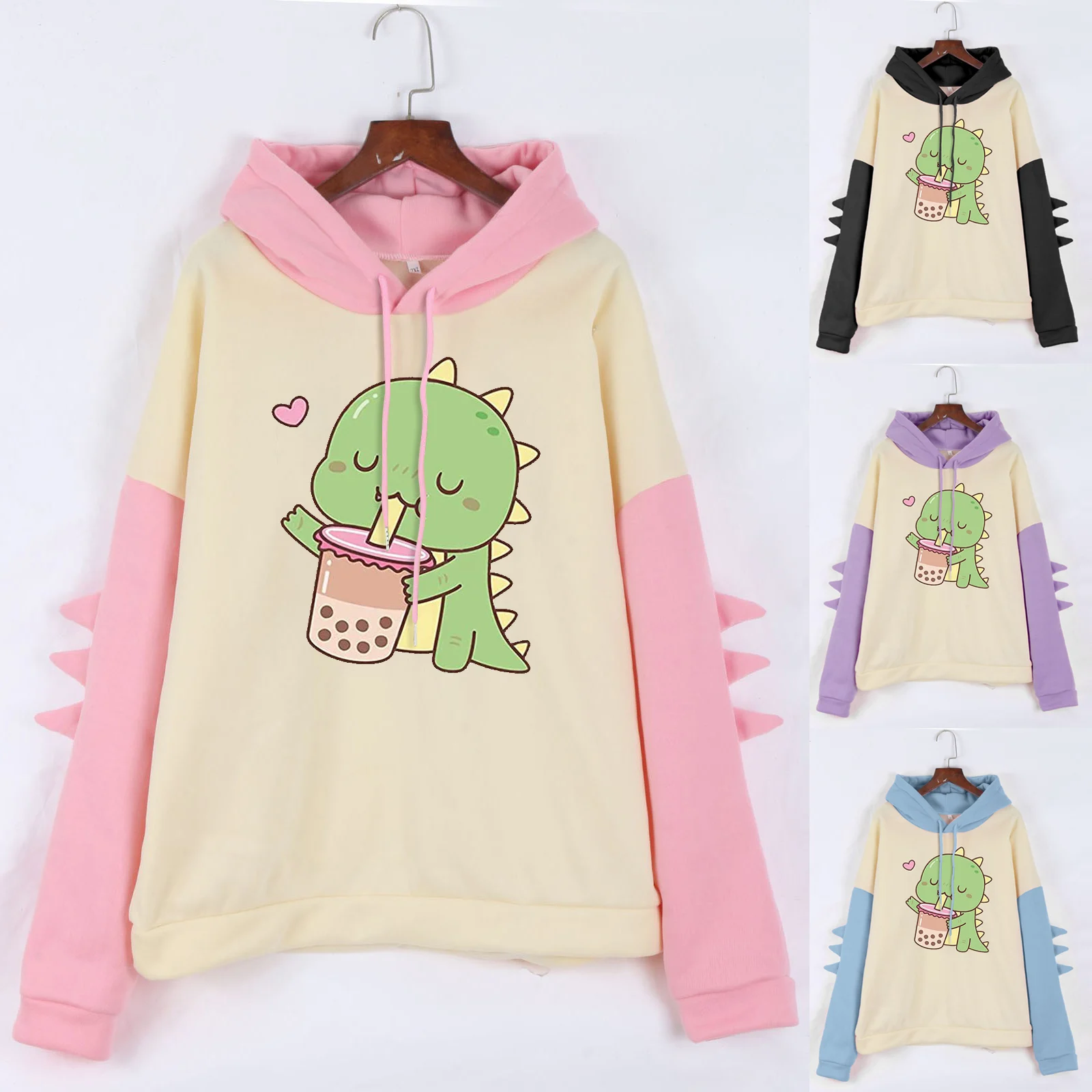 Рубашка с маленьким динозавром, свитер с капюшоном, Женская Повседневная Толстовка с длинным рукавом и принтом в виде панелей, мужские и жен...
Рубашка с маленьким динозавром, свитер с капюшоном, Женская Повседневная Толстовка с длинным рукавом и принтом в виде панелей, мужские и жен...