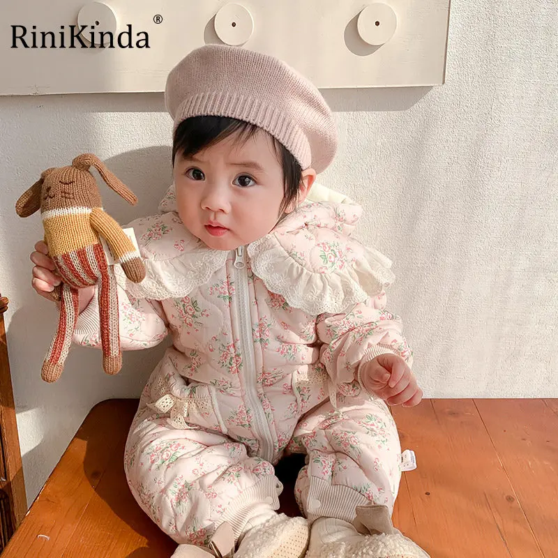 RiniKinda Winter Newborn Infant Baby Girls Romper Playsuit Overalls Cotton Long Sleeve Floral Baby Jumpsuit Newborn Clothes
RiniKinda Winter Newborn Infant Baby Girls Romper Playsuit Overalls Cotton Long Sleeve Floral Baby Jumpsuit Newborn Clothes