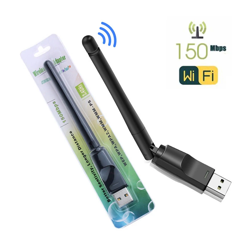 MT7601 мини USB Wi-Fi адаптер 150 Мбит/с беспроводная сетевая карта RTL8188 приемник для