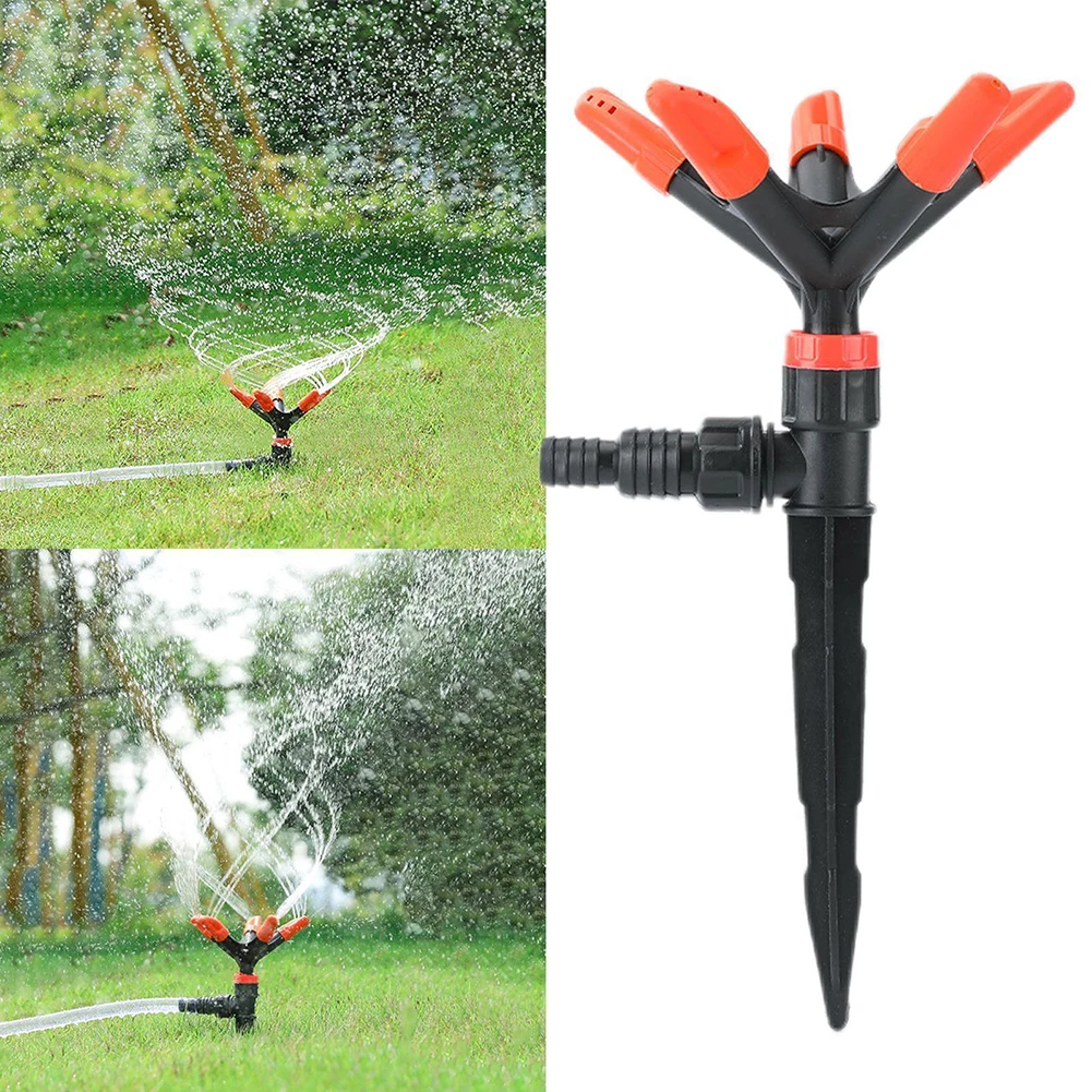 Lawn Sprinkler Large Area Automatic 360 Rotating Watering Jet Garden Agriculture Irrigation Sprinklers Five Arms Gardening Tool
Lawn Sprinkler Large Area Automatic 360 Rotating Watering Jet Garden Agriculture Irrigation Sprinklers Five Arms Gardening Tool