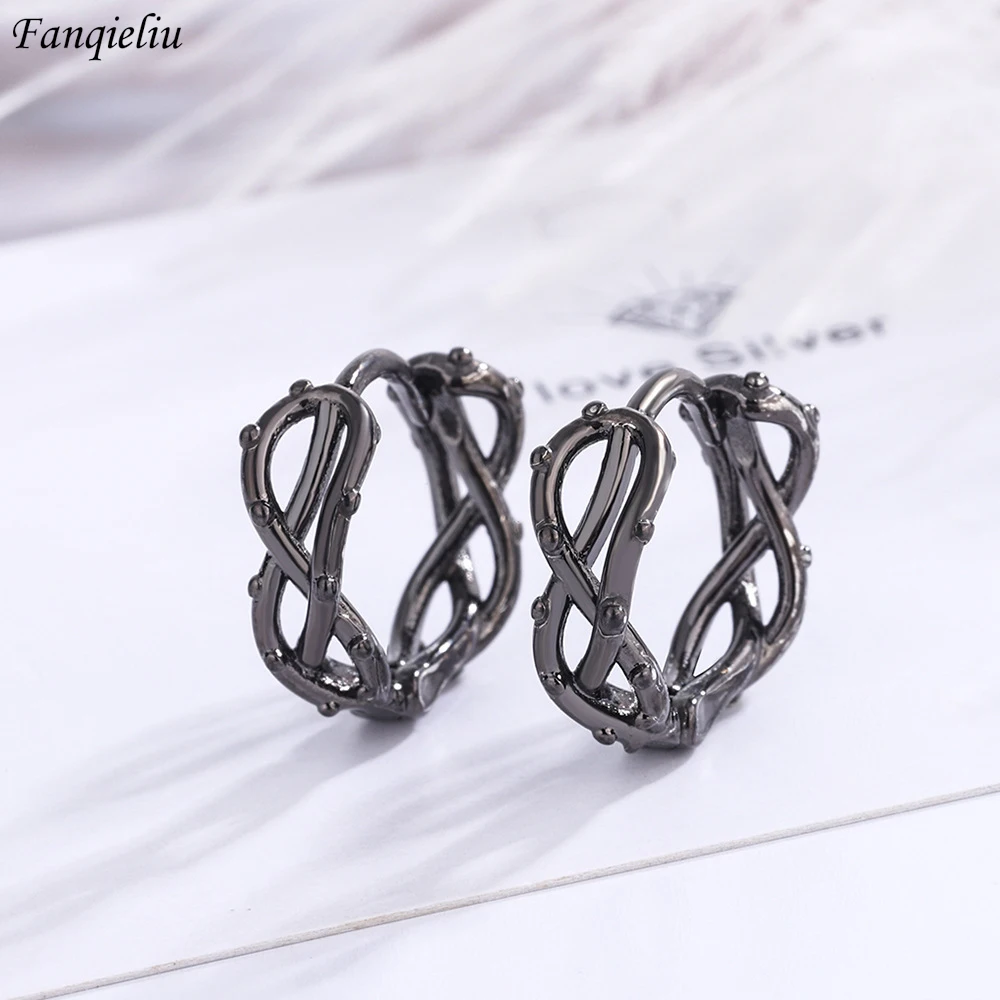 Fanqieliu Stamp 925 Silver Needle Hoop Earrings For Woman Trendy Jewelry Girl Gift New FQL21454
Fanqieliu Stamp 925 Silver Needle Hoop Earrings For Woman Trendy Jewelry Girl Gift New FQL21454